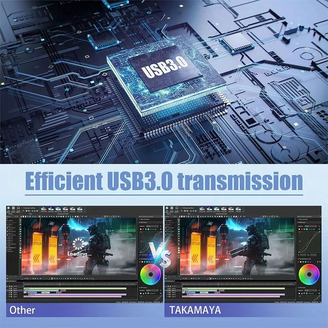 Alt view image 6 of 7 - 4K Audio Video Capture Card USB 3.0 HDMI Video Capture Device Full HD Recording