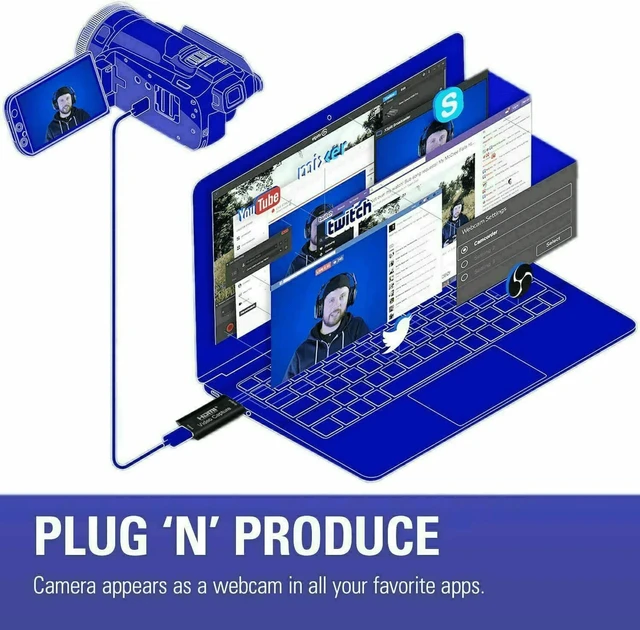 Alt view image 4 of 7 - HDMI to USB Video Capture Card 1080P Recorder Phone Game Video Live Streaming