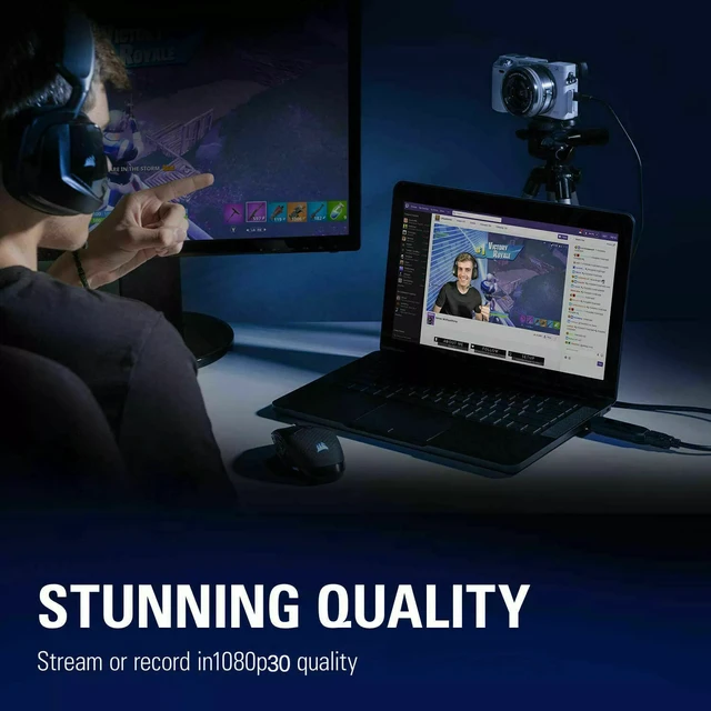 Alt view image 3 of 7 - HDMI to USB Video Capture Card 1080P Recorder Phone Game Video Live Streaming