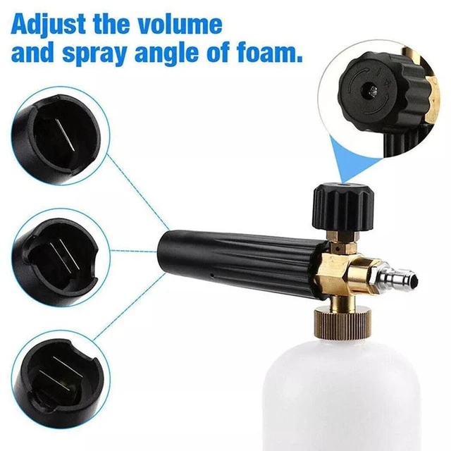 Alt view image 3 of 7 - High-Pressure Car Wash Foam Cannon Spray Bottle Automotive Cleaners, 1 L, for Car Cleaning