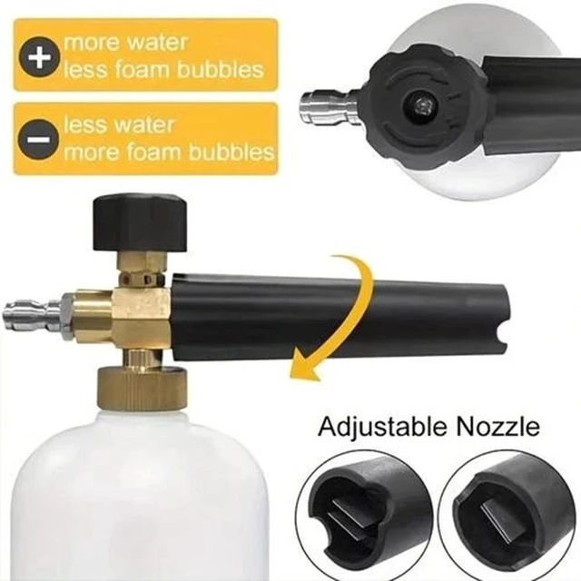 Alt view image 5 of 7 - High-Pressure Car Wash Foam Cannon Spray Bottle Automotive Cleaners, 1 L, for Car Cleaning