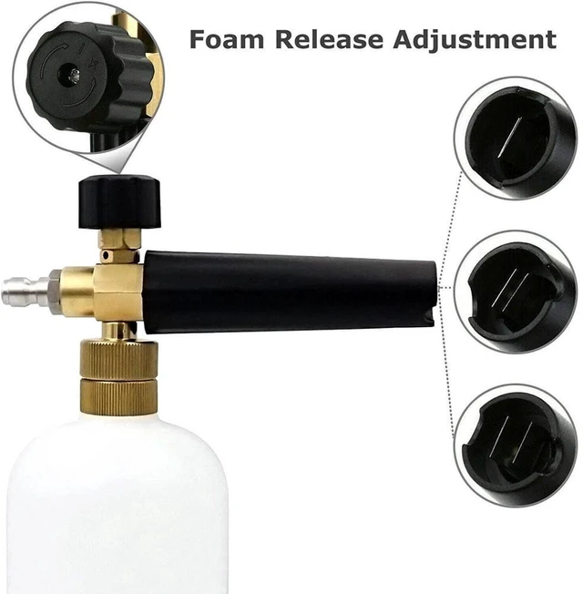 Alt view image 6 of 7 - High-Pressure Car Wash Foam Cannon Spray Bottle Automotive Cleaners, 1 L, for Car Cleaning