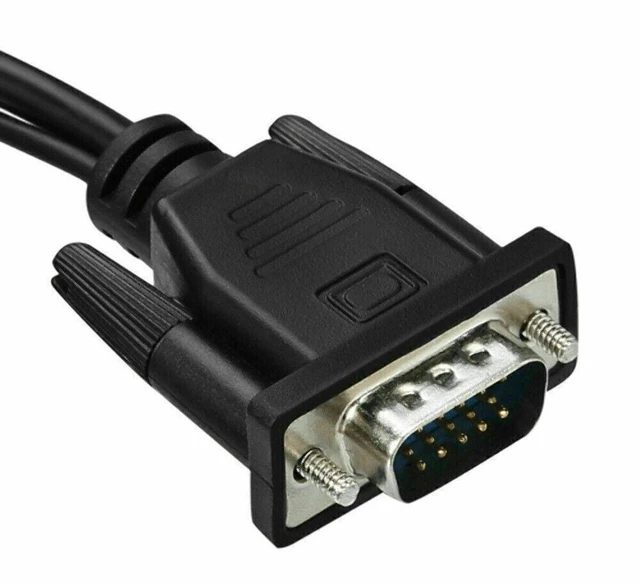 Alt view image 2 of 7 - VGA to HDMI Converter Cable 1080P HD Adapter with 3.5mm Audio Cable for HDTV PC Laptop TV, Black