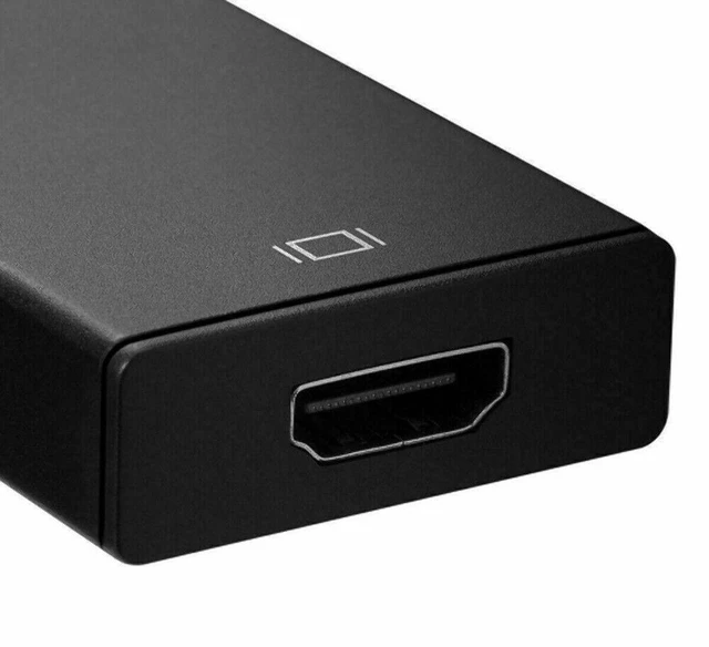Alt view image 3 of 7 - VGA to HDMI Converter Cable 1080P HD Adapter with 3.5mm Audio Cable for HDTV PC Laptop TV, Black