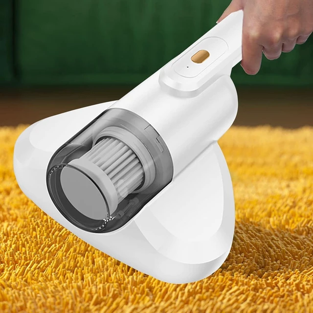 Alt view image 6 of 6 - Portable Cordless Vacuum Cleaner,Large Suction Vacuum Cleaner With Charging Base-Cleaner For Bed Sheet,Carpet,Fabrics,Sofa-White
