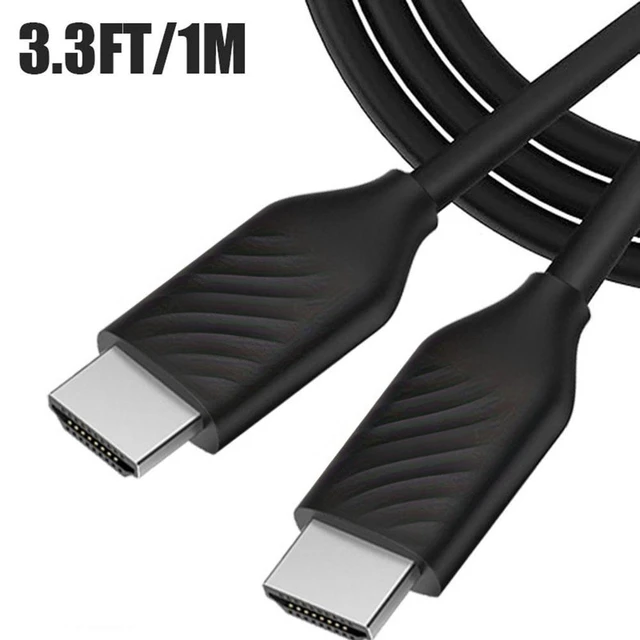Alt view image 2 of 7 - 2-Pack 3ft 4K@60Hz 1080p HDR HDMI 2.0 Cable 18Gbps High Speed For TV PC PS5 PS4