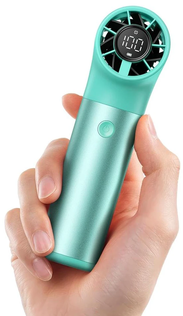 Main image of Portable Handheld Fan, 7 Speeds Aluminum Case Mini Fan, Powerful Turbo 19000 RPM High Speed Aero Ultra, 15H Max Cooling Time, Pocket Rechargeable Personal Small Travel GIfts