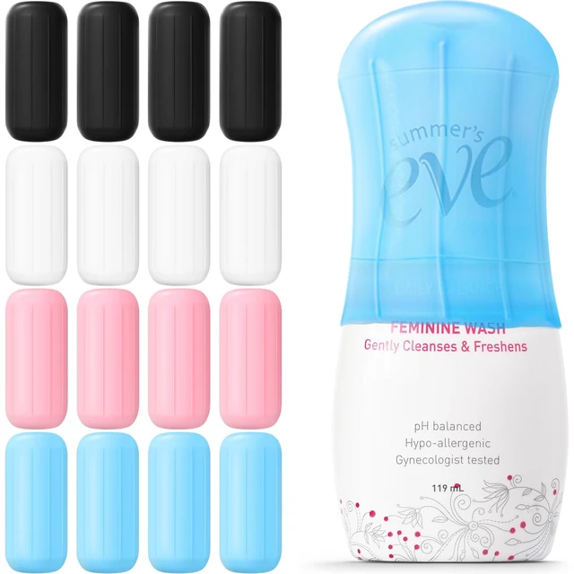 Main image of 16 Pack Silicone Bottle Cover,Travel Essential for Women Men,Leak Proofing | Cruise Ship Essentials 2026,Beach Vacation Essentials,Travel Size Toiletries,Airplane Travels Accessories,Travel Must Haves