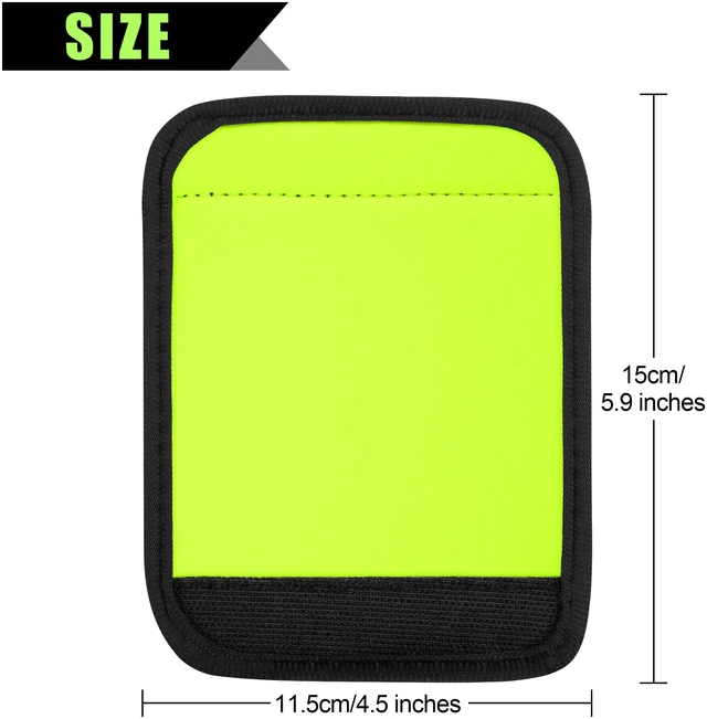 Alt view image 3 of 7 - 6 Pack Luggage Handle Wrap, Luggage Handle Wraps for Suitcase, Bright Green Luggage Tags, Suitcase Tags identifiers for Travel Accessories