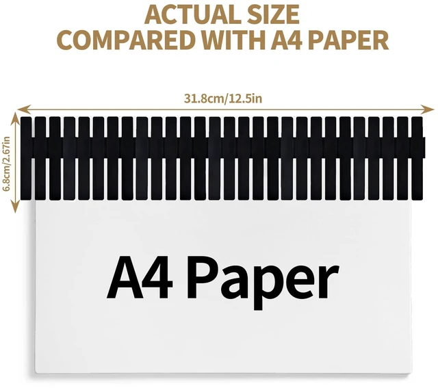 Alt view image 2 of 7 - Adjustable Drawer Dividers, Cut-to-Fit DIY Organizers, Black, 8 Pack | For Tidying Cutlery, Makeup, Clothes and Dresses in Drawers, Desks and Storage Boxes for Kitchen, Bathroom, Bedroom & Office