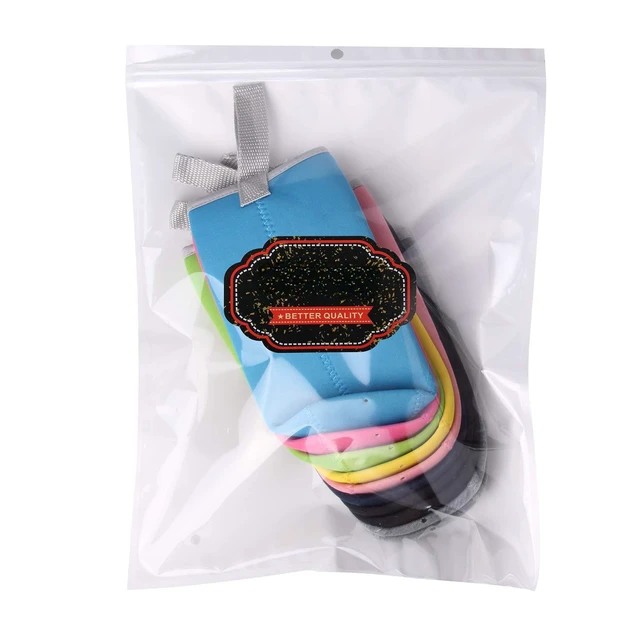 Alt view image 7 of 7 - 10 Pack Neoprene Water Bottle Sleeve - 12 oz to 18 oz Insulated Glass Bottle Cozy (Multi-Color)
