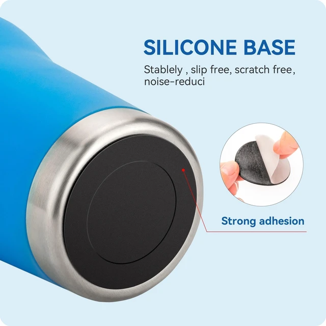 Alt view image 6 of 7 - Silicone Bottom Protector for Mugs with a Bottom Diameter of 2.55" 65 mm | 6 Pack Anti-Slip Rubber Pad, Noise Reduction, Rubber Protective Bottom, Multi-Use, for Tumbler & Water Bottle