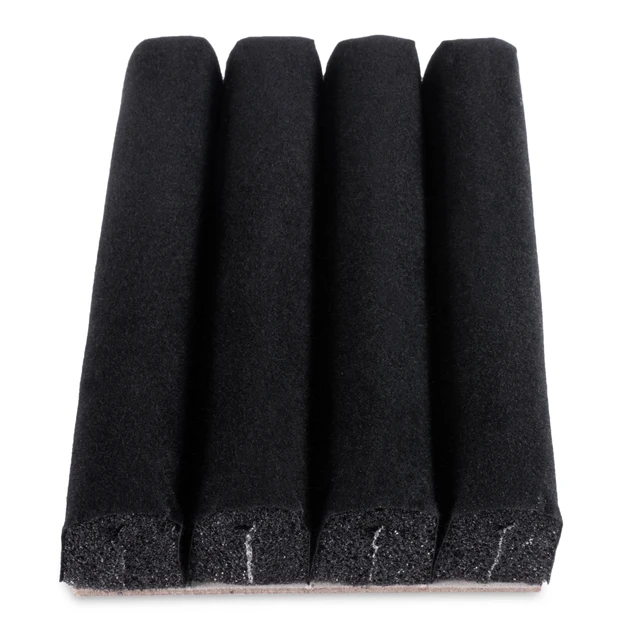 Alt view image 4 of 4 - Black Velvet Ring Trays Accessory Foam Pads for Jewelry Showcase, Storage Displays, Home Organization & Decoration (2 Pack)