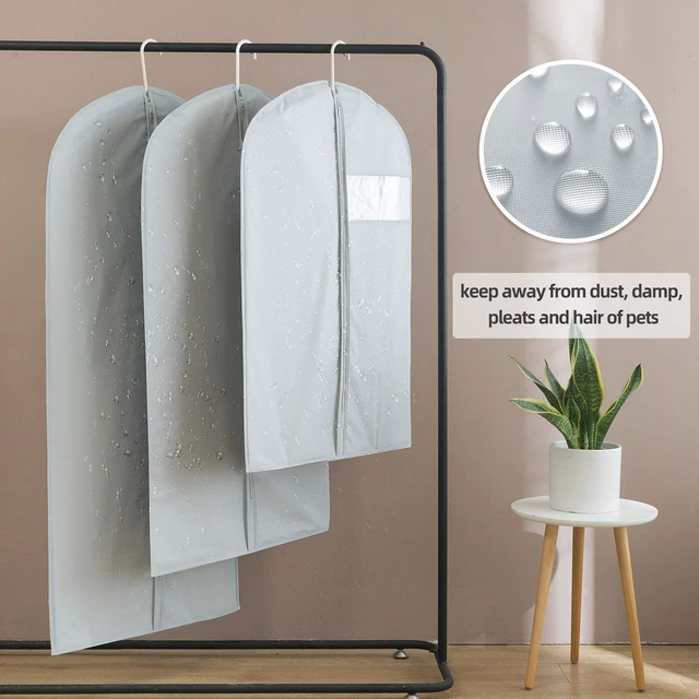 Alt view image 4 of 6 - Garment Bags for Travel, 50'' Garment Bags for Hanging Clothes, Suit bag (Set of 2, 23.3'' X 50'')