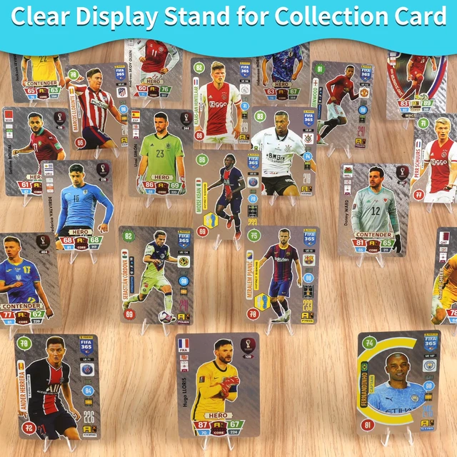 Alt view image 3 of 5 - Card Display Stand, 20 Pcs Small Easel, Acrylic Card Holder, 1.4 in | for Coin Graded Card Sports Trading PSA Picture Phone, Sturdy and Stable, Mini Size, Clear and Elegant