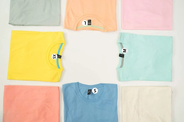 Alt view image 3 of 7 - 3500 PCS Clothing Size Stickers - 7/8" Round Self-Adhesive Labels for T-Shirts & Retail, 7 Sizes (XS, S, M, L, XL, XXL, XXXL)