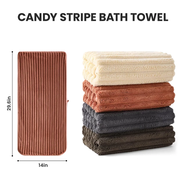 Alt view image 2 of 7 - 4 Pack Microfiber Hand Towels 14×29.6 Inches Absorbent Quick Dry | Luxury Towels Set Multi Use for Bathroom Kitchen Shower Spa Gym Pool
