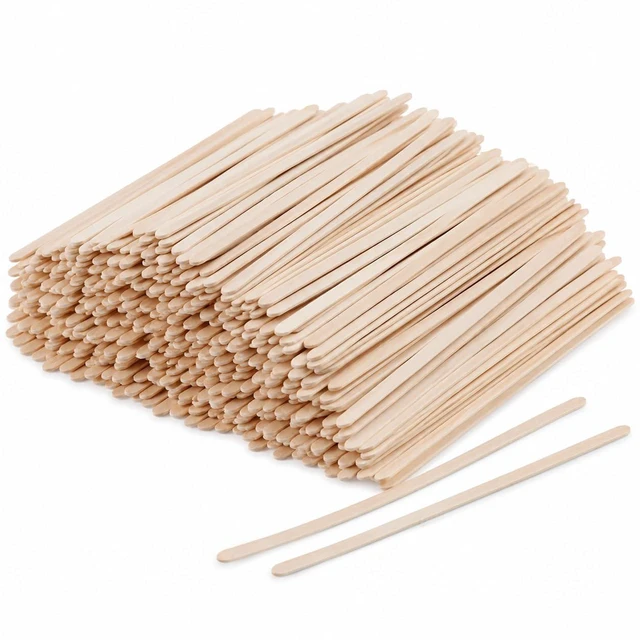 Main image of Wooden Coffee Stir Sticks, 5.5 Inch, 1000 Count Coffee Stirrers