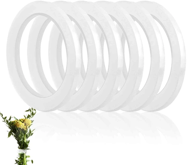 Main image of Clear Floral Tape, 6 Rolls 1/4" Wide 54 Yd Thin Flower Tapes | Waterproof Floral Tape for Fresh Flowers Floral-Arrangements Supplies for Bouquets, Vase, Binding Fresh Flower, DIY Crafts