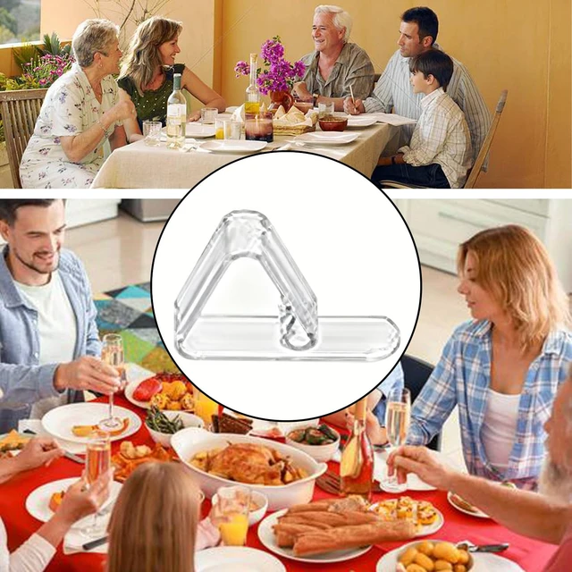 Alt view image 7 of 7 - 24 Pack Tablecloth Clips for Thick Tables, Heavy-Duty Plastic Table Cover Holders for Outdoor Dining, Picnic, Camping, and Party Use, Windproof Table Cloth Clamps for Birthday, Wedding