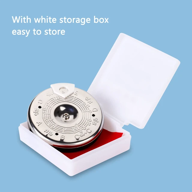 Alt view image 6 of 7 - 13 Tone Pitch Pipe Tuner, Vocal Trainer For Singing, Small Tuning | Sensitive Chromatic Instrument Music Pipes , With Storage Box For Guitar Bass Violin Ukulele Accessories