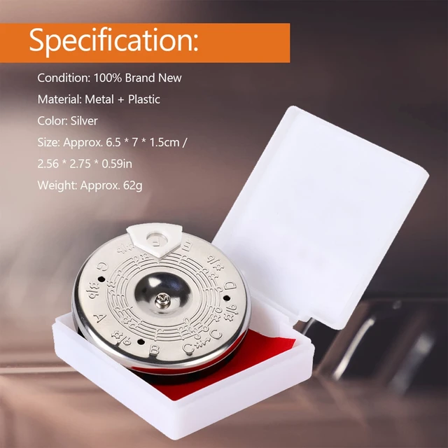 Alt view image 4 of 7 - 13 Tone Pitch Pipe Tuner, Vocal Trainer For Singing, Small Tuning | Sensitive Chromatic Instrument Music Pipes , With Storage Box For Guitar Bass Violin Ukulele Accessories
