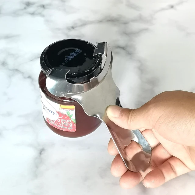 Alt view image 5 of 7 - 2 in 1 Mason Jar Opener & Bottle Opener for Canning Supplies, No Lid Dents | Multifunctional Handheld Lid Opener, Useful Kitchen Gadget for Opening Canning Jar Lids & Beer Bottle Caps with Ease, 1 PCS