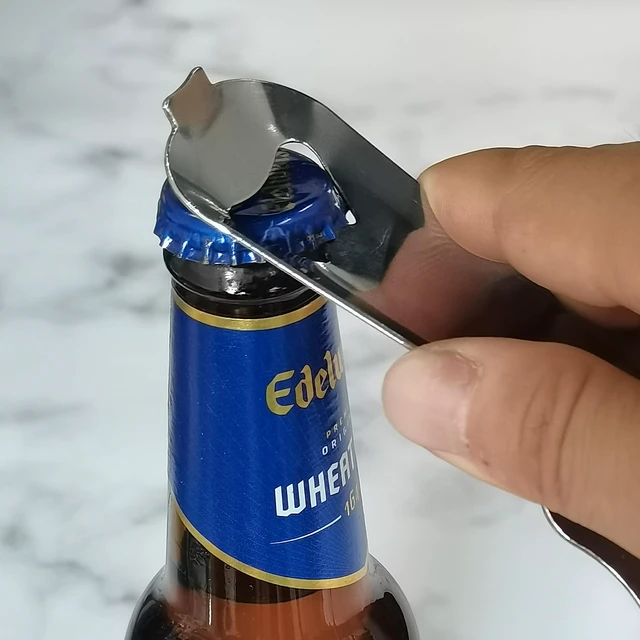 Alt view image 6 of 7 - 2 in 1 Mason Jar Opener & Bottle Opener for Canning Supplies, No Lid Dents | Multifunctional Handheld Lid Opener, Useful Kitchen Gadget for Opening Canning Jar Lids & Beer Bottle Caps with Ease, 1 PCS