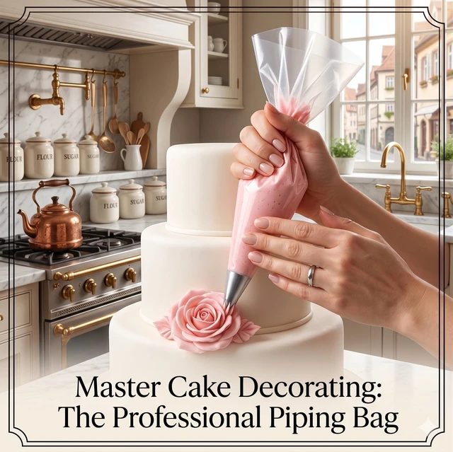 Alt view image 6 of 7 - 16" Disposable Piping Bags, 100 Pack for Cake Frosting & Pastry Decorating | Food Grade, Anti-burst, Slip-resistant, BPA-free, Large Size, LDPE Material, for Cakes Cupcakes and Cookies