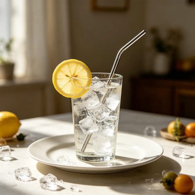 Alt view image 4 of 7 - 12 Pack Reusable Stainless Steel Metal Straws, 3 Straight + 3 Bent 10.5 Inch and 3 Straight + 3 Bent 8.5 Inch Metal Straws for 20 24 30 oz Tumblers Dishwasher Safe - 2 Cleaning Brushes Included
