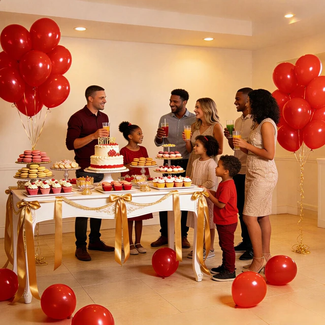 Alt view image 6 of 7 - 154 PCS of Red Balloons in Different Sizes (18, 12, 10, And 5 Inches) for Garland and Arches, Premium Latex Balloons for Wedding, Anniversary, Bachelorette, Casino, Cherry, Birthday Party Decorations