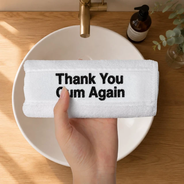 Alt view image 2 of 7 - Gifts for Him, Christmas Anniversary Birthday Gifts for Men Boyfriend Husband, Mens Birthday Gift Ideas, Bachelor Bachelorette Party Favors Funny Gag Gift for Men, 100% Cotton Hand Towels for Bathroom