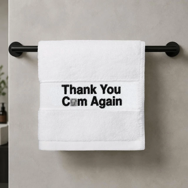Alt view image 6 of 7 - Gifts for Him, Christmas Anniversary Birthday Gifts for Men Boyfriend Husband, Mens Birthday Gift Ideas, Bachelor Bachelorette Party Favors Funny Gag Gift for Men, 100% Cotton Hand Towels for Bathroom