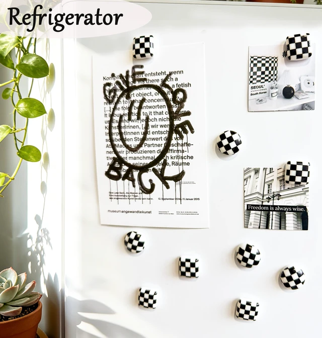 Alt view image 3 of 7 - 18Pcs Cute Magnets for Fridge and Locker Magnets,Whiteboard