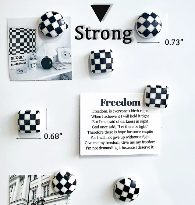Alt view image 5 of 7 - 18Pcs Cute Magnets for Fridge and Locker Magnets,Whiteboard