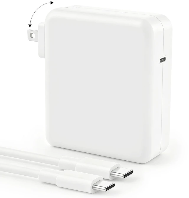 Main image of 96W Charger for MacBook Air 13 15 inch MacBook Pro 14 16 inch MacBook Neo | 2026-2019 M5 M4 M3 M2 M1, Original Quality 96W USB C Charger Fast Charging Block Power Adapter with 6FT USB C Cable (White)