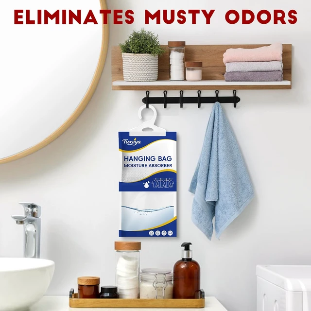 Alt view image 5 of 7 - Moisture Absorbers 30 Pack,Hanging Closet Dehumidifier Bags | Moisture Absorbing Bags, Desiccant,Moisture Absorbing Bags for Closet,Wardrobes,Bedrooms, Bathrooms