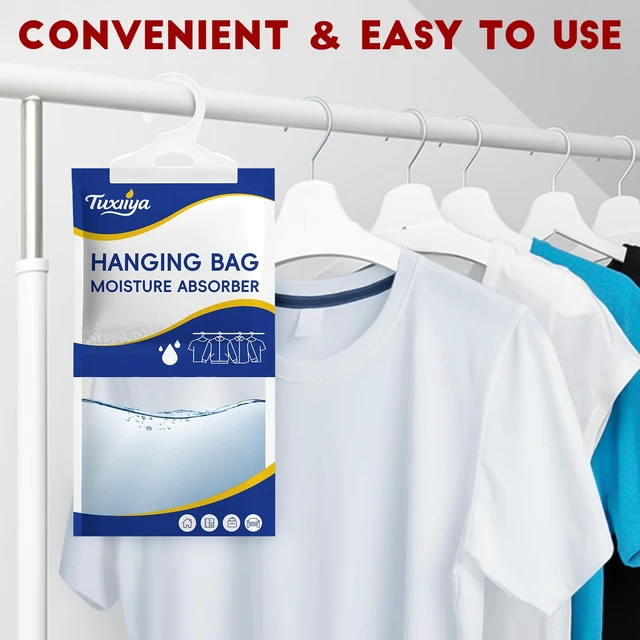Alt view image 6 of 7 - Moisture Absorbers 30 Pack,Hanging Closet Dehumidifier Bags | Moisture Absorbing Bags, Desiccant,Moisture Absorbing Bags for Closet,Wardrobes,Bedrooms, Bathrooms