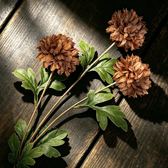 Alt view image 5 of 7 - 6 Pcs Fake Pompon Mums Artificial Flowers for Vase Filler, 27Inch Fake Flowers with Stems Artificial Plants Centerpieces Fall Stems for Table Spring Decor Fall Decorations for Home Decor(Caramel)