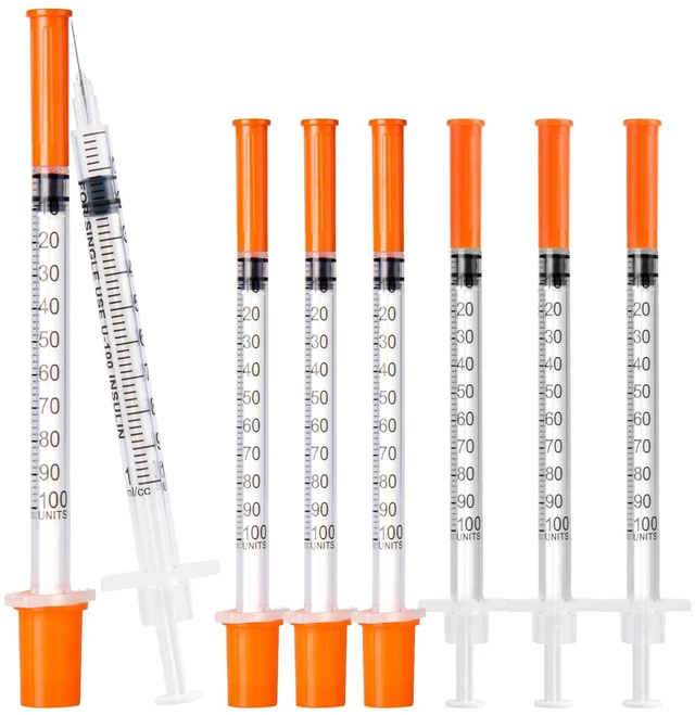 Main image of Neeiotm U-100 1ml 31G 5/16" Syringes, Individually Wrapped, 30 Pack | for Lab Supplies