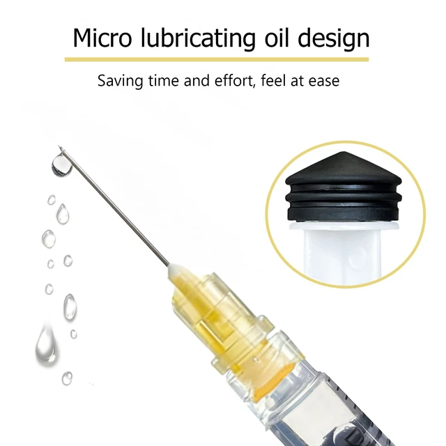 Alt view image 4 of 7 - 30Pack 3mL/cc with 25Ga 5/8 inch for Lab,Liquid Measuring | 3cc 25Ga 5/8(16mm) Luer lock Individually Wrapped,Removable,