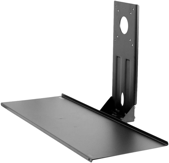 Main image of Black VESA Mounted 26 x 8 in Keyboard Tray, MOUNT-KB03 | Computer Keyboard and Mouse Platform, VESA Keyboard Mount Attachment for Monitor Stands, Typing Comfort, Space Saving