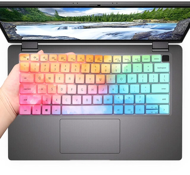 Main image of Keyboard Cover for 14 inch Dell Latitude 7430 7420 7440 7450 7410 Notebook, Latitude 5440 5431 5430 5420 3440 14", Latitude 7520 15.6", Latitude 9000 9420 9430 9510 9520 Keyboard Skin-Colorful