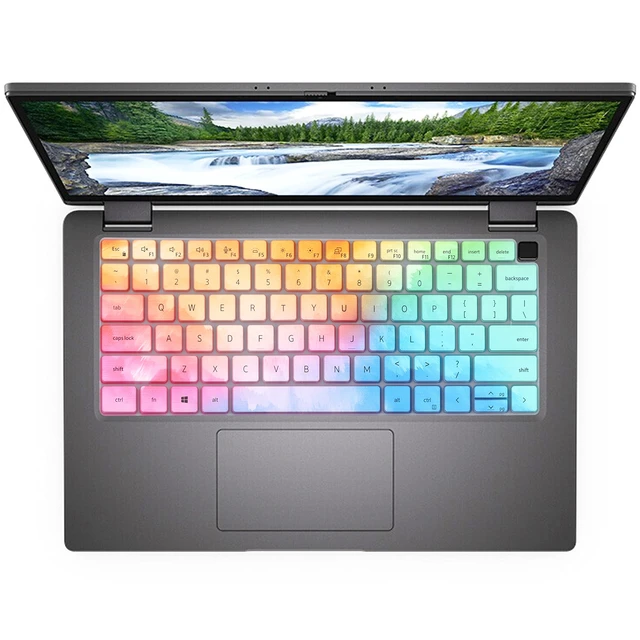Alt view image 3 of 6 - Keyboard Cover for 14 inch Dell Latitude 7430 7420 7440 7450 7410 Notebook, Latitude 5440 5431 5430 5420 3440 14", Latitude 7520 15.6", Latitude 9000 9420 9430 9510 9520 Keyboard Skin-Colorful