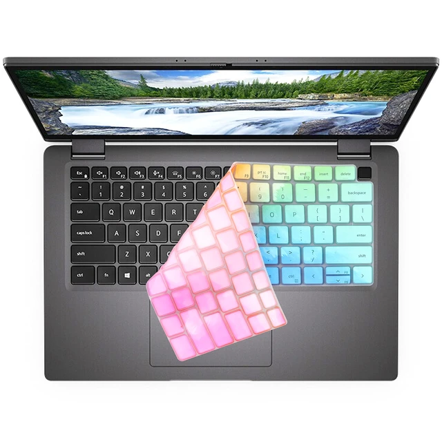 Alt view image 6 of 6 - Keyboard Cover for 14 inch Dell Latitude 7430 7420 7440 7450 7410 Notebook, Latitude 5440 5431 5430 5420 3440 14", Latitude 7520 15.6", Latitude 9000 9420 9430 9510 9520 Keyboard Skin-Colorful