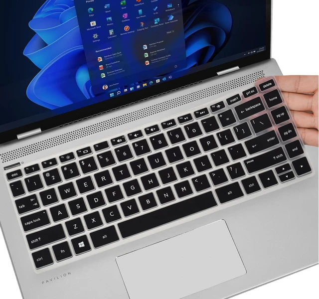 Main image of Keyboard Cover for HP Pavilion x360 14" /HP 14 Laptop 14-dq 14-fq 14-bf 14-cm/cf 14-df/dk/ds 14m-ba/cd 14m-dh 14-dq0040nr 14-dq0052dx/dq5009nr/dq0760dx/dq0762dx 14-fq1025nr/fq0033dx(Not Fit 14m-dw/dy)