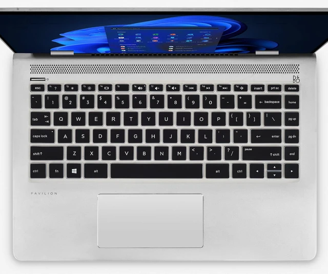 Alt view image 7 of 7 - Keyboard Cover for HP Pavilion x360 14" /HP 14 Laptop 14-dq 14-fq 14-bf 14-cm/cf 14-df/dk/ds 14m-ba/cd 14m-dh 14-dq0040nr 14-dq0052dx/dq5009nr/dq0760dx/dq0762dx 14-fq1025nr/fq0033dx(Not Fit 14m-dw/dy)