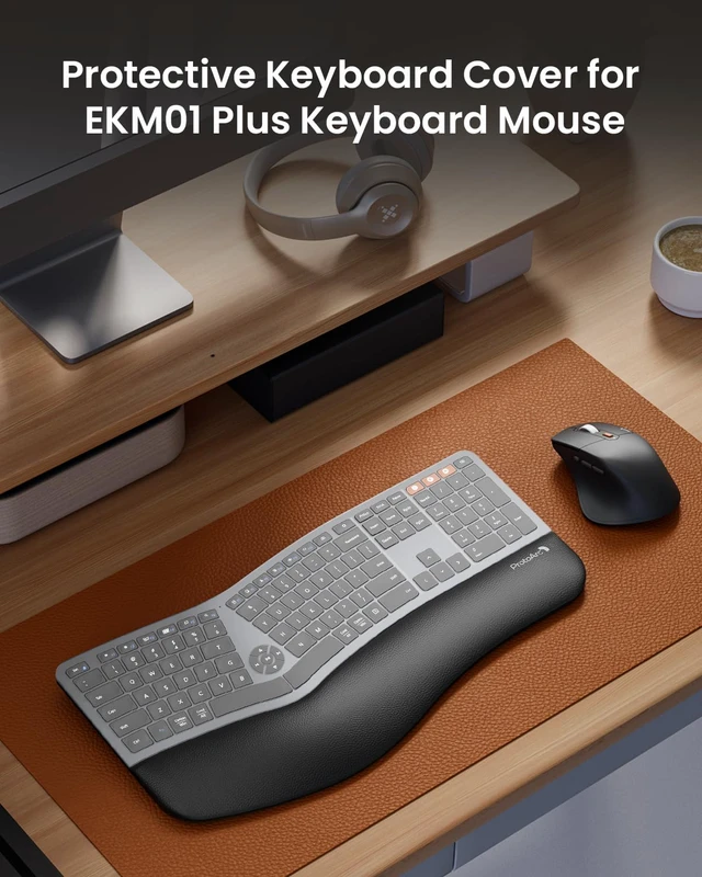 Alt view image 2 of 3 - Silicone Keyboard Cover for EKM01 Plus Ergonomic Keyboard Mouse | Keyboard Cover Only