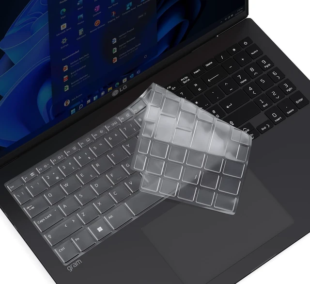 Alt view image 4 of 6 - Keyboard Cover for 16" LG Gram 16Z90U 16T95TP 16U55U 16Z90T 16Z90S 16Z90SP 16T90SP 16Z90Q 16Z90P 16Z90R 16T90R 16T90Q 16T90P Laptop, LG Gram 16 Pro Keyboard Skin Protector - TPU