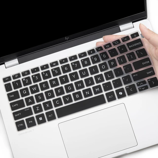 Main image of Keyboard Cover for 14" HP OmniBook Ultra 14-fh 14-fd/OmniBook 3 14-hu 14-hy/hw Series 14t-fh000 14-fh0047nr 14-fd0087nr 14-hu0026nr 14-hy0017n 14-hw0027nr(Not Fit OmniBook 14-fm/fk/ka/ha/kb/kc/kd/kg)